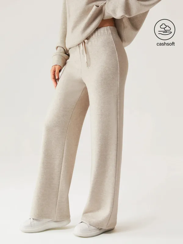 Cashsoft Elastic Waist Wide Leg Pant sold by ogl move