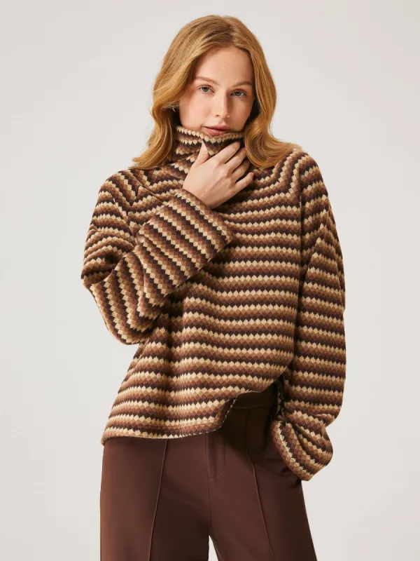 Fair Isle Cashmere-like Relaxing Sweater sold by ogl move