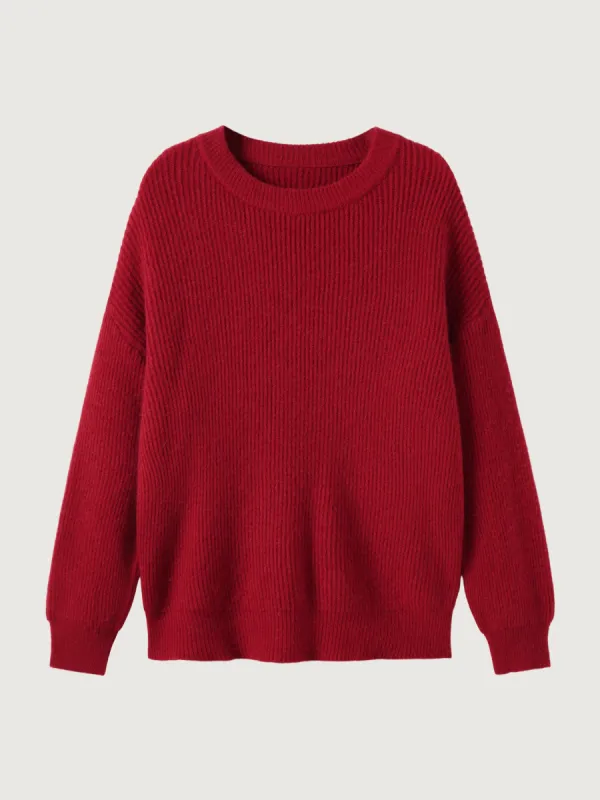 Drop Shoulder Crew Neck Sweater sold by ogl move