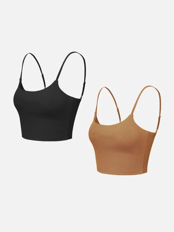 Adjustable Straps U-Neck Bra Top-2Pcs Set sold by ogl move