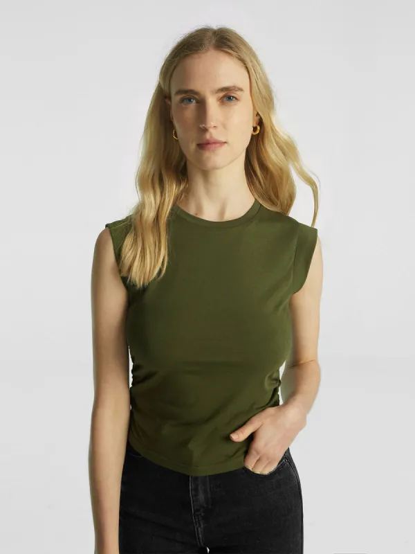 Instant Cooling Ruched Sides Muscle Tank made by OGLmove