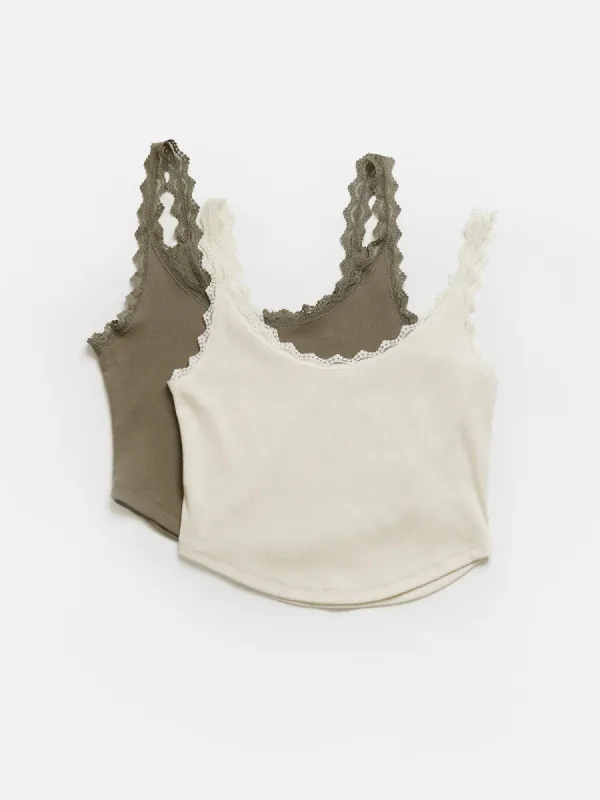 Plantive™ Wood Cellulose Scallop Trim Tank-2Pcs Set sold by ogl move