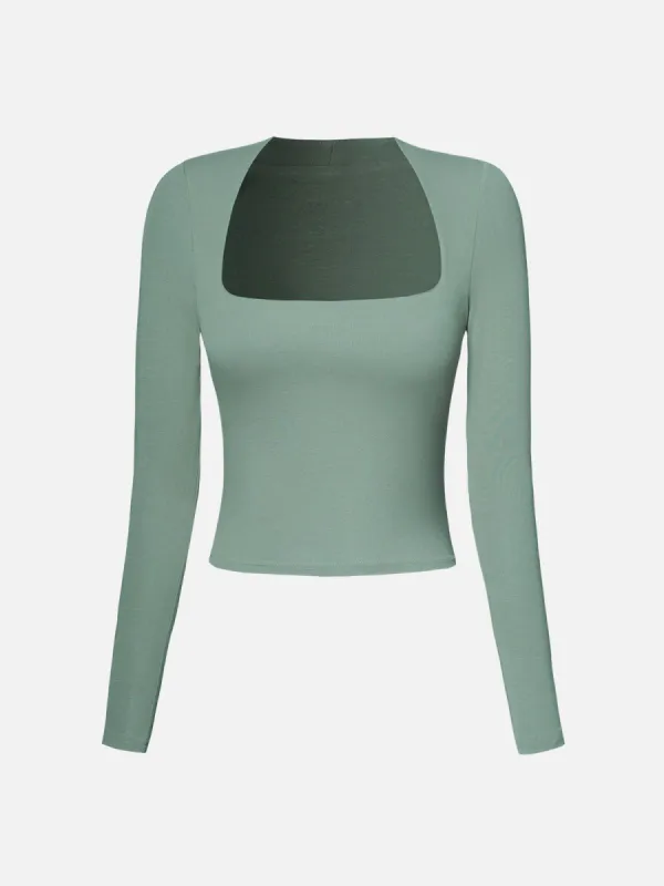 Eco-SkinKiss® Tapered Square Neck Brami Top sold by ogl move