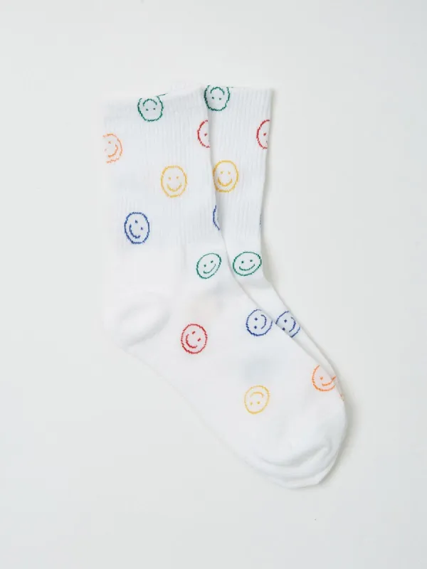 Smile Knit Crew Sock sold by ogl move