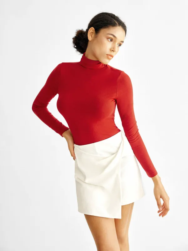 Eco-MiyaMoon® Thermal Softest Mock Neck Base Top sold by ogl move