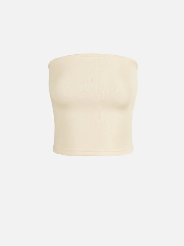 Eco-Mousse® Strapless Knit Tube Top sold by ogl move