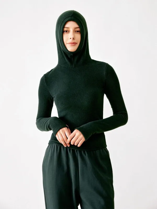 Eco-Mousse® Hooded Double Fleece Top sold by ogl move