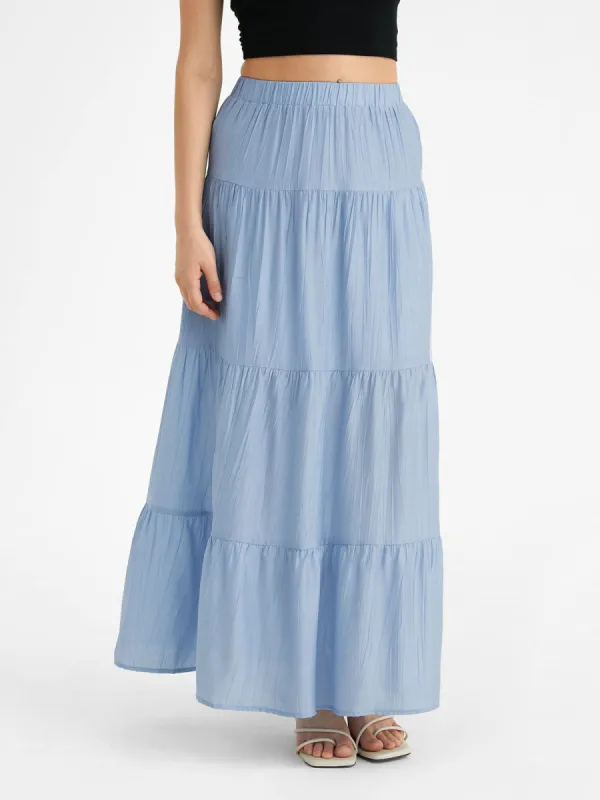 Tiered Maxi Skirt sold by ogl move