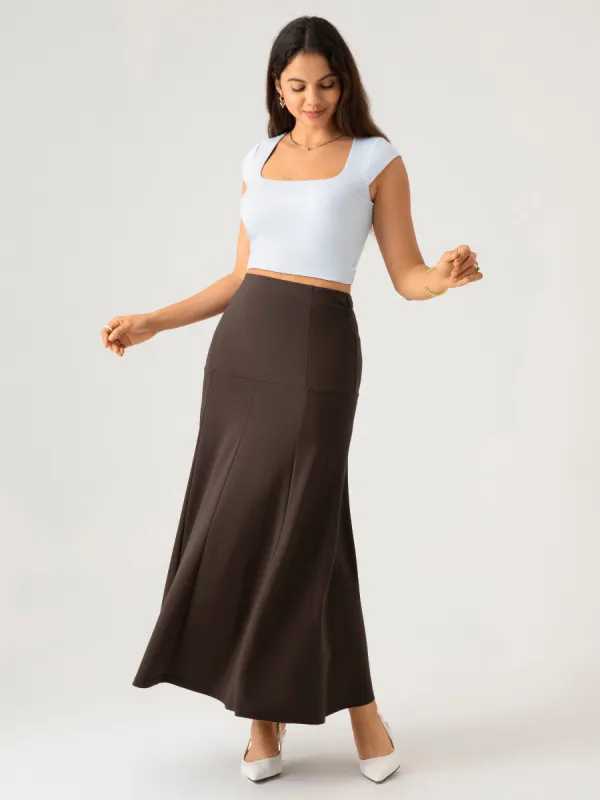 Panelled Maxi Skirt sold by ogl move
