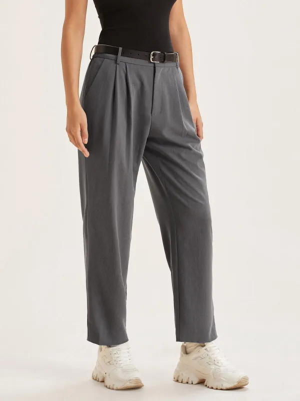 Wool Blend Boot-Cut Tapered Trouser sold by ogl move