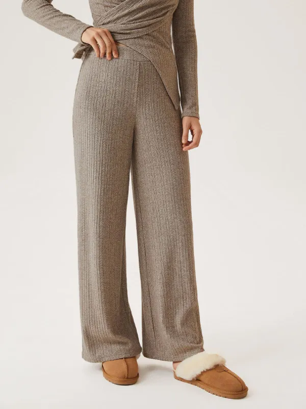 Pointelle Wide Leg Pants sold by ogl move