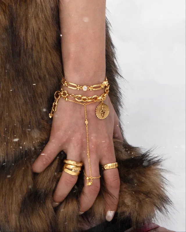 Retro Link Bracelet sold by En Route Jewelry