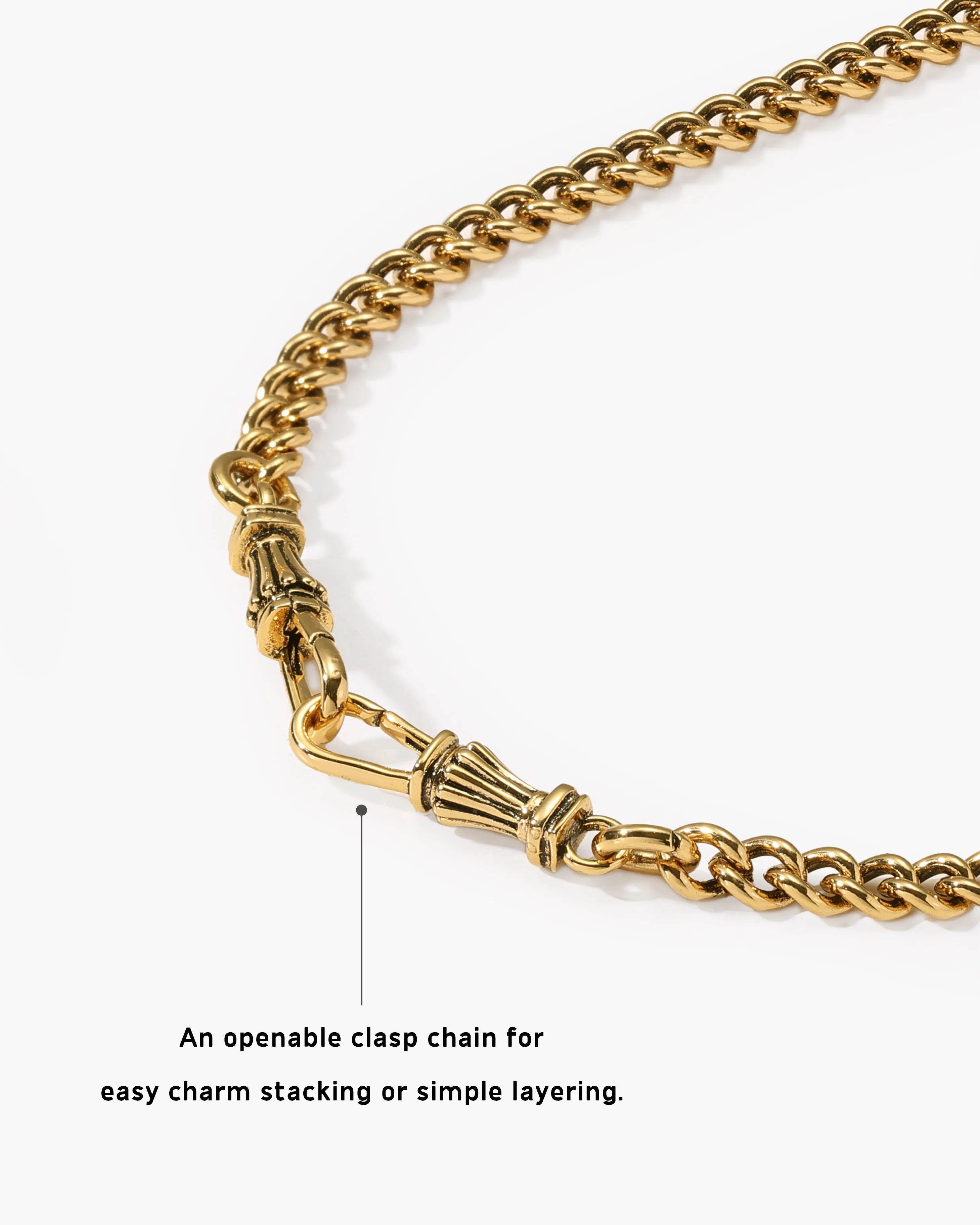 Watch Clasp Chain Necklace sold by En Route Jewelry product image thumbnail 3