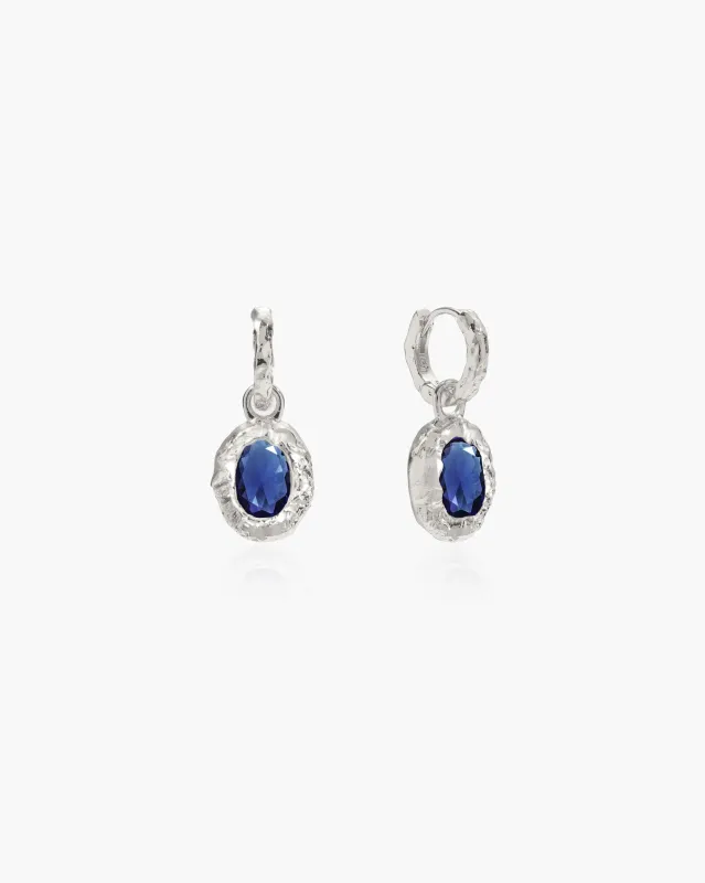 Birthstone Earrings in Silver sold by En Route Jewelry