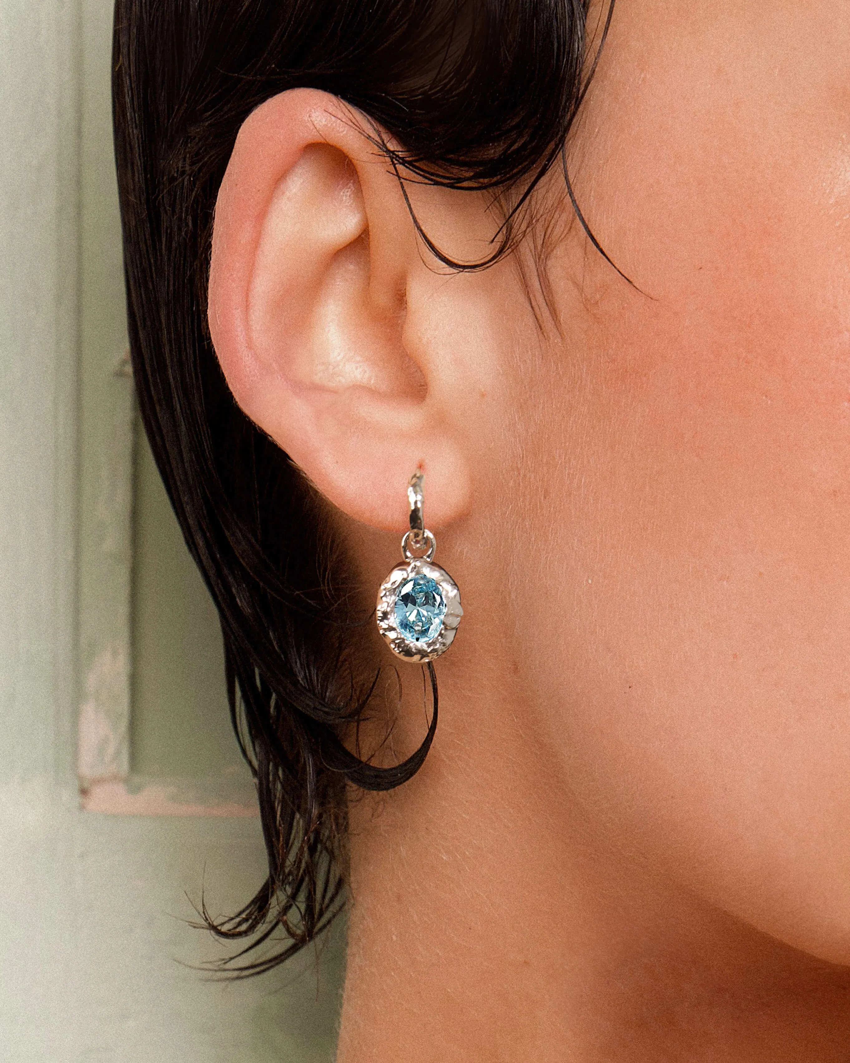 Birthstone Earrings in Silver sold by En Route Jewelry product image thumbnail 2