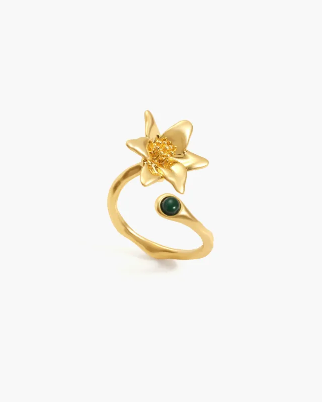 Lily Ring in Gold sold by En Route Jewelry