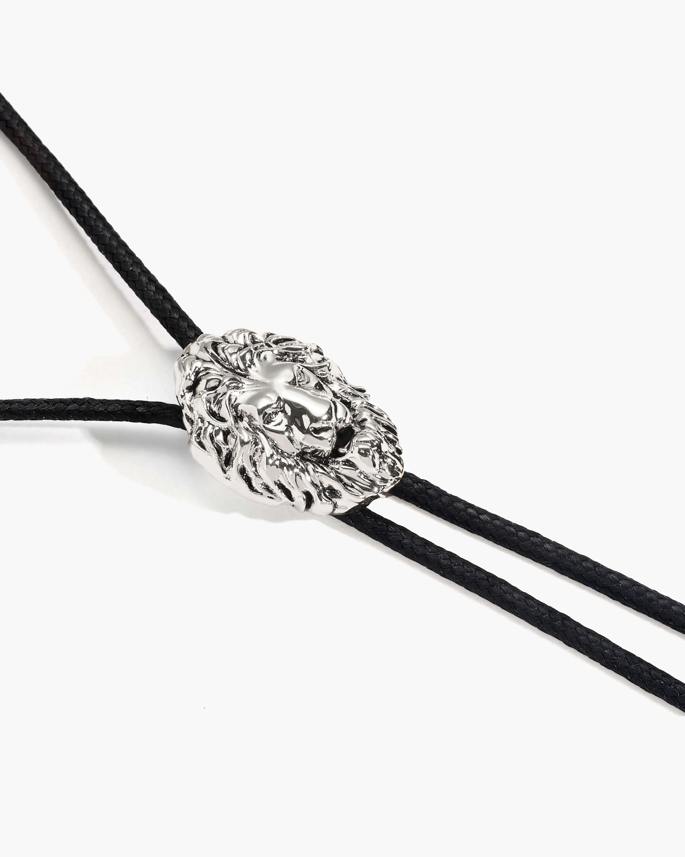Lion Guard Bolo Tie in Silver sold by En Route Jewelry product image thumbnail 4