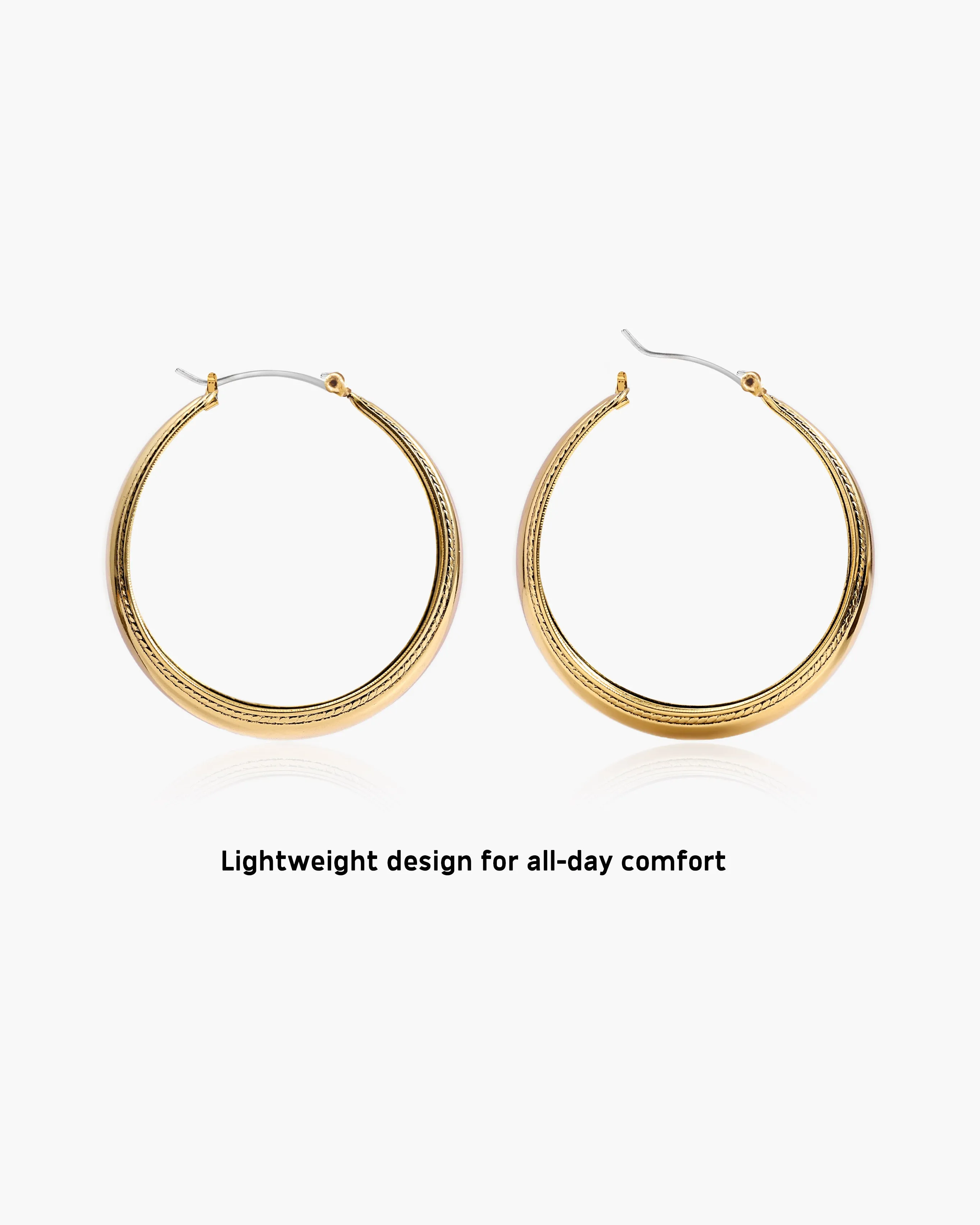 Orin Large Hoop Earrings sold by en route product image thumbnail 3