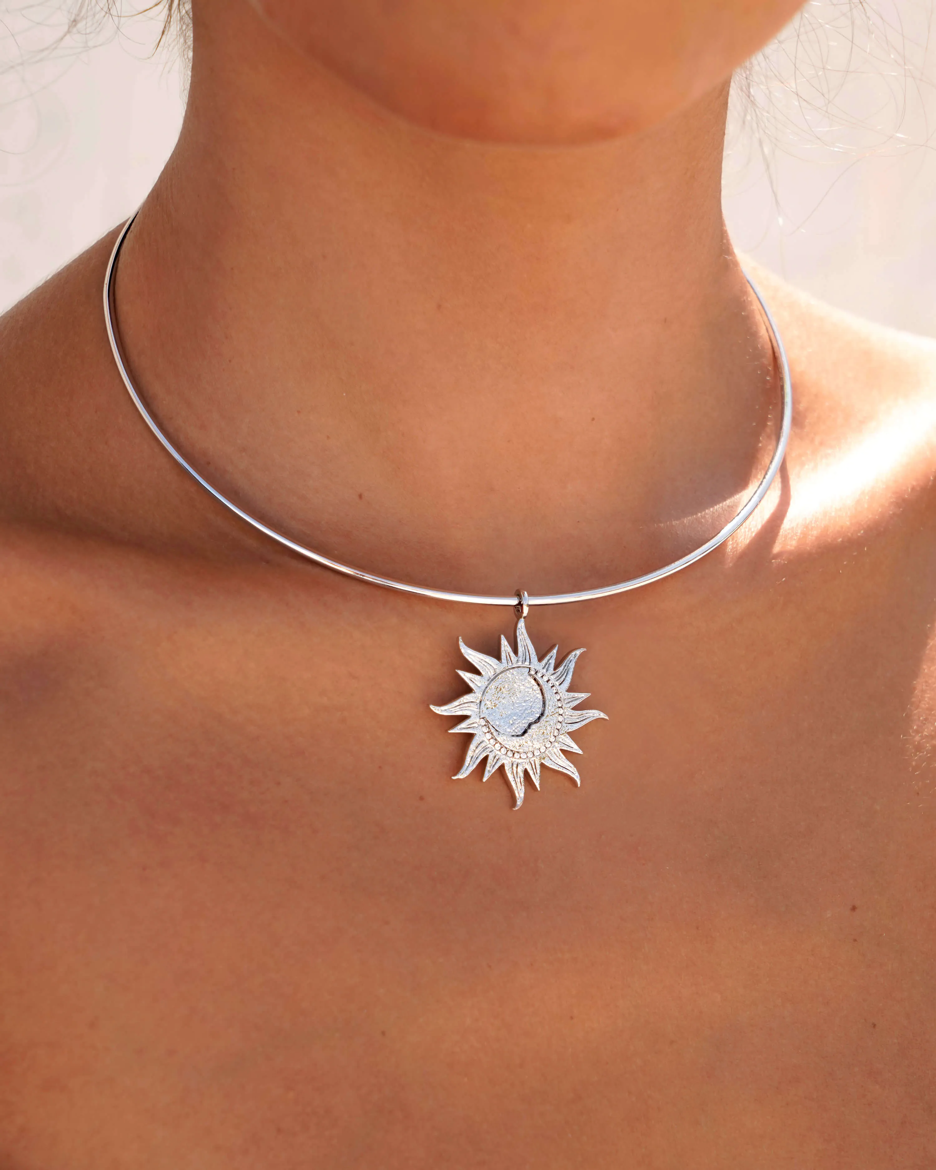 Astra Choker Necklace in Silver sold by En Route Jewelry product image thumbnail 4