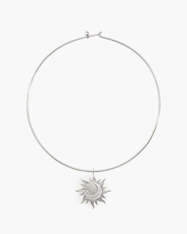 Astra Choker Necklace in Silver sold by En Route Jewelry