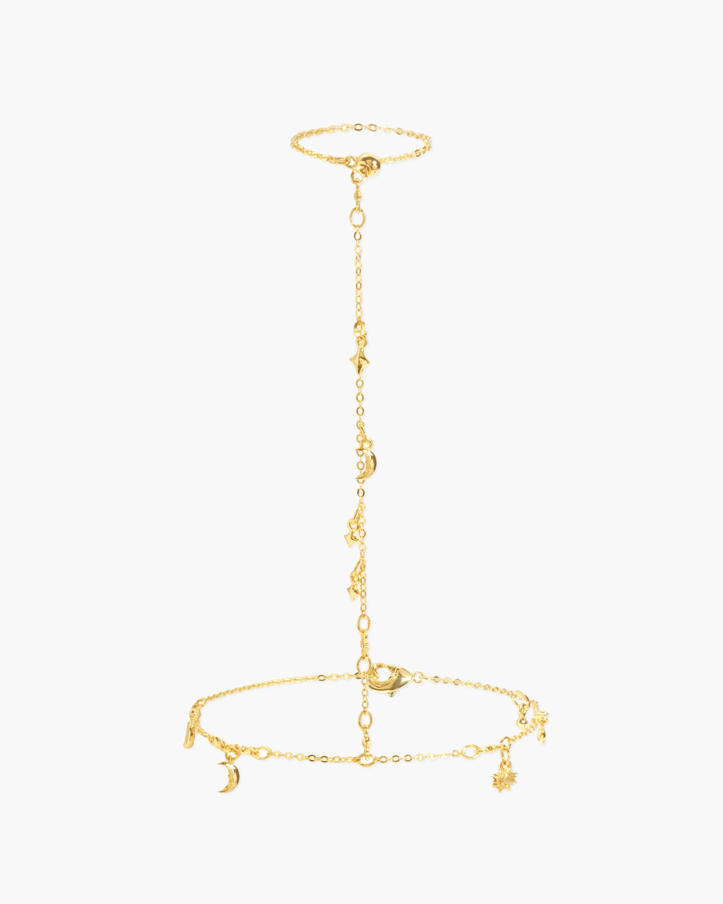 Lyra Hand Chain Bracelet sold by En Route Jewelry