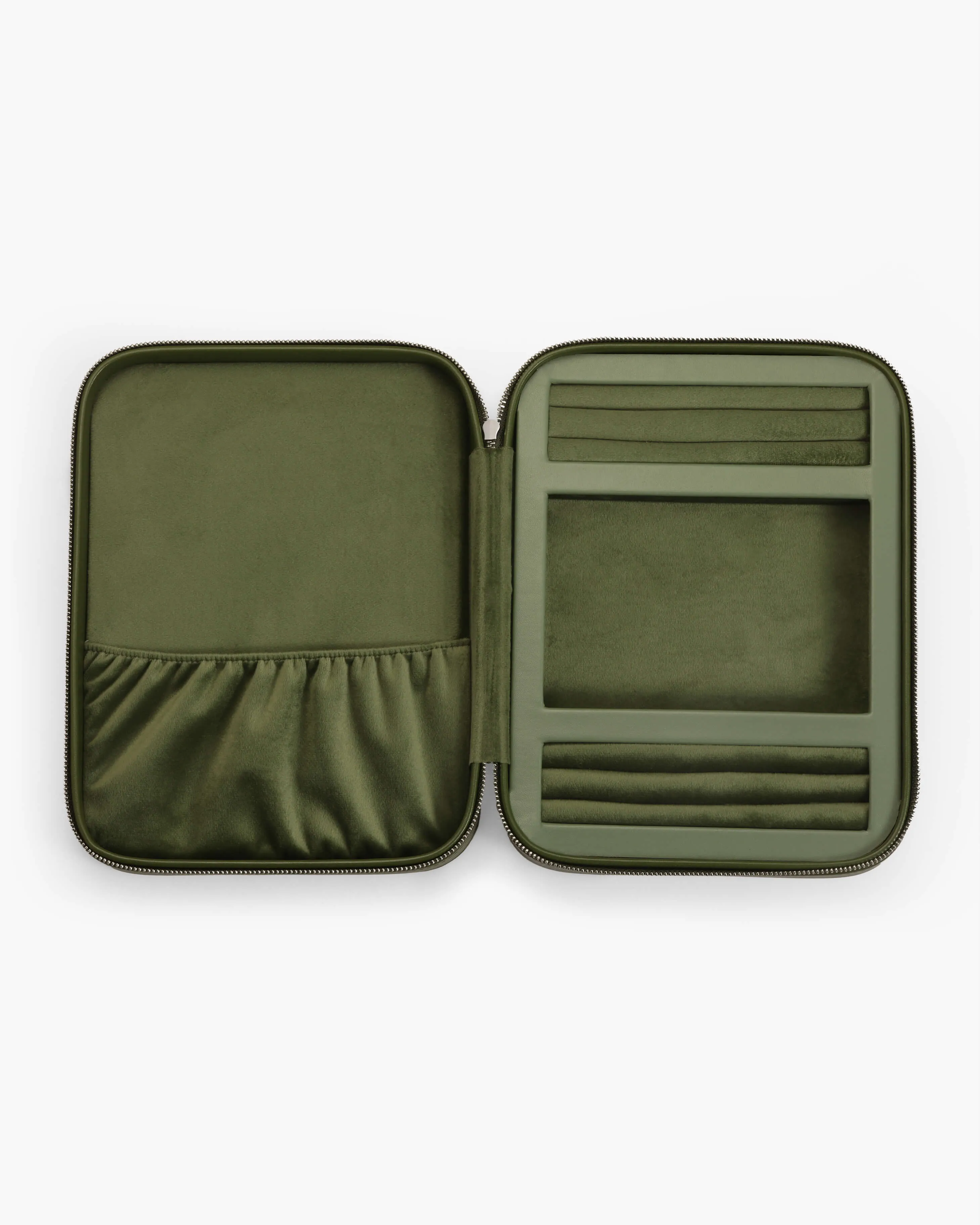 Isola Heart Jewelry Box in Olive sold by en route product image thumbnail 2