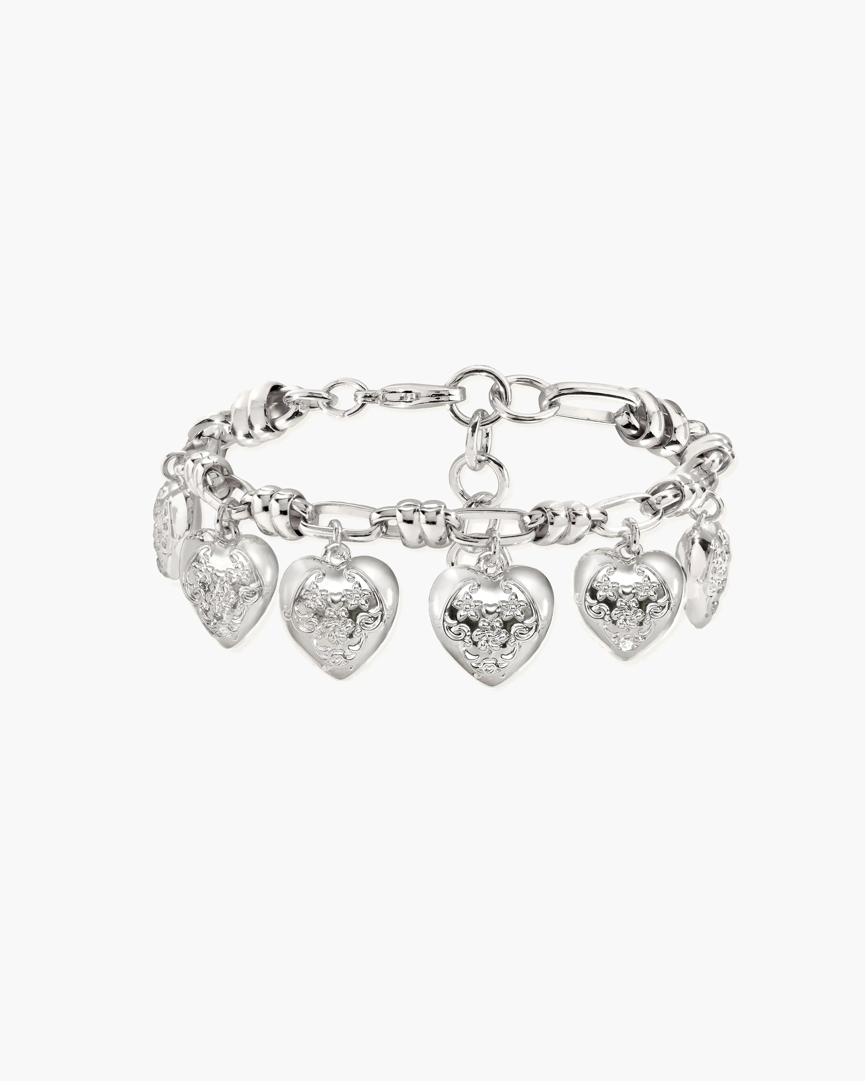 Heart Club Bracelet in Silver sold by en route