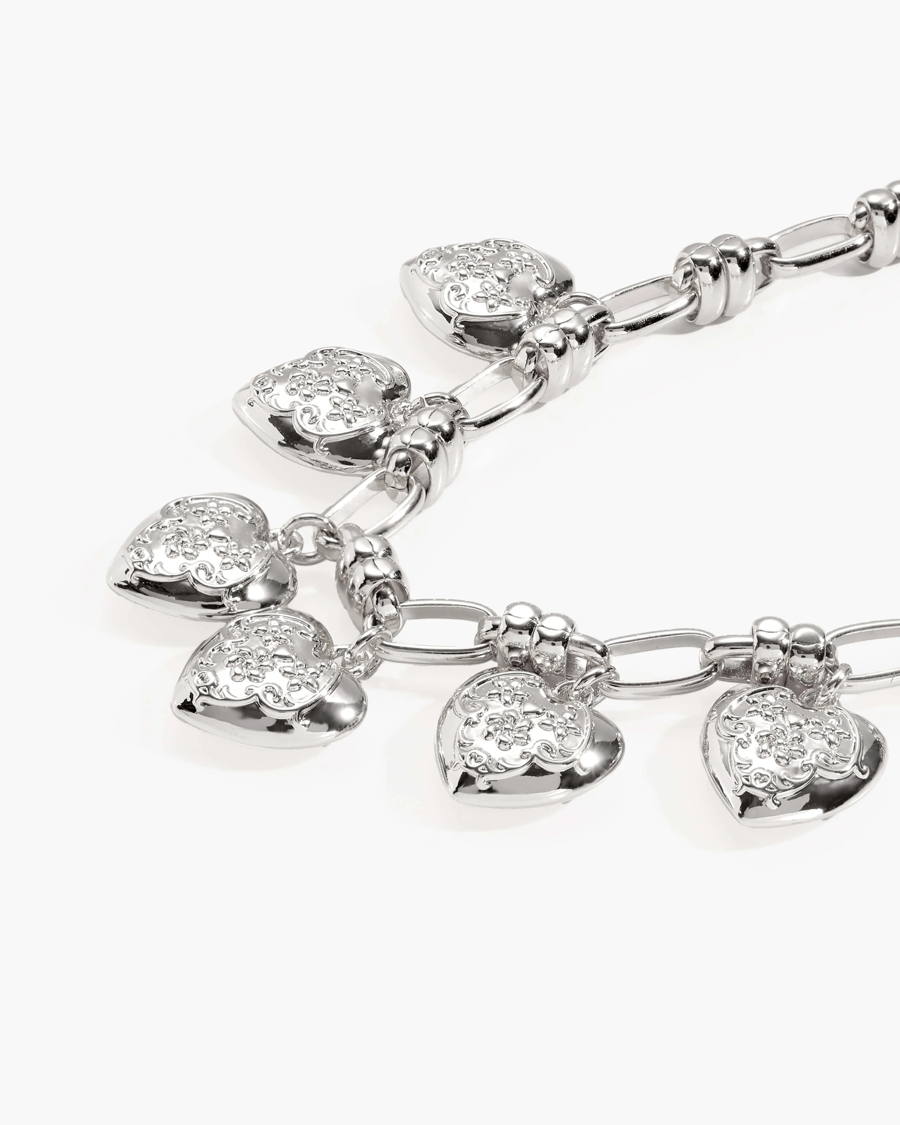 Heart Club Bracelet in Silver sold by en route product image thumbnail 3