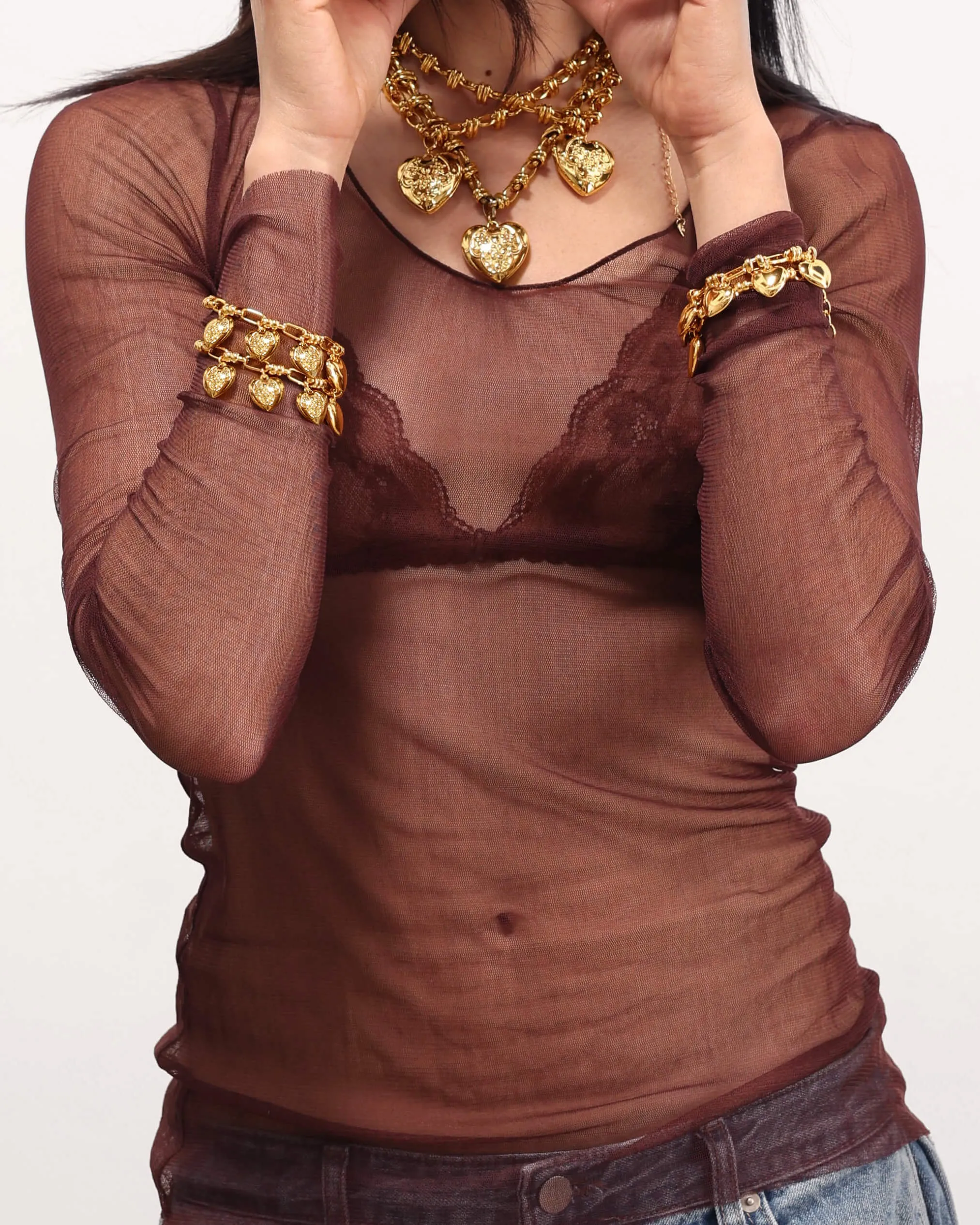 Heart Club Bracelet sold by En Route Jewelry product image thumbnail 2