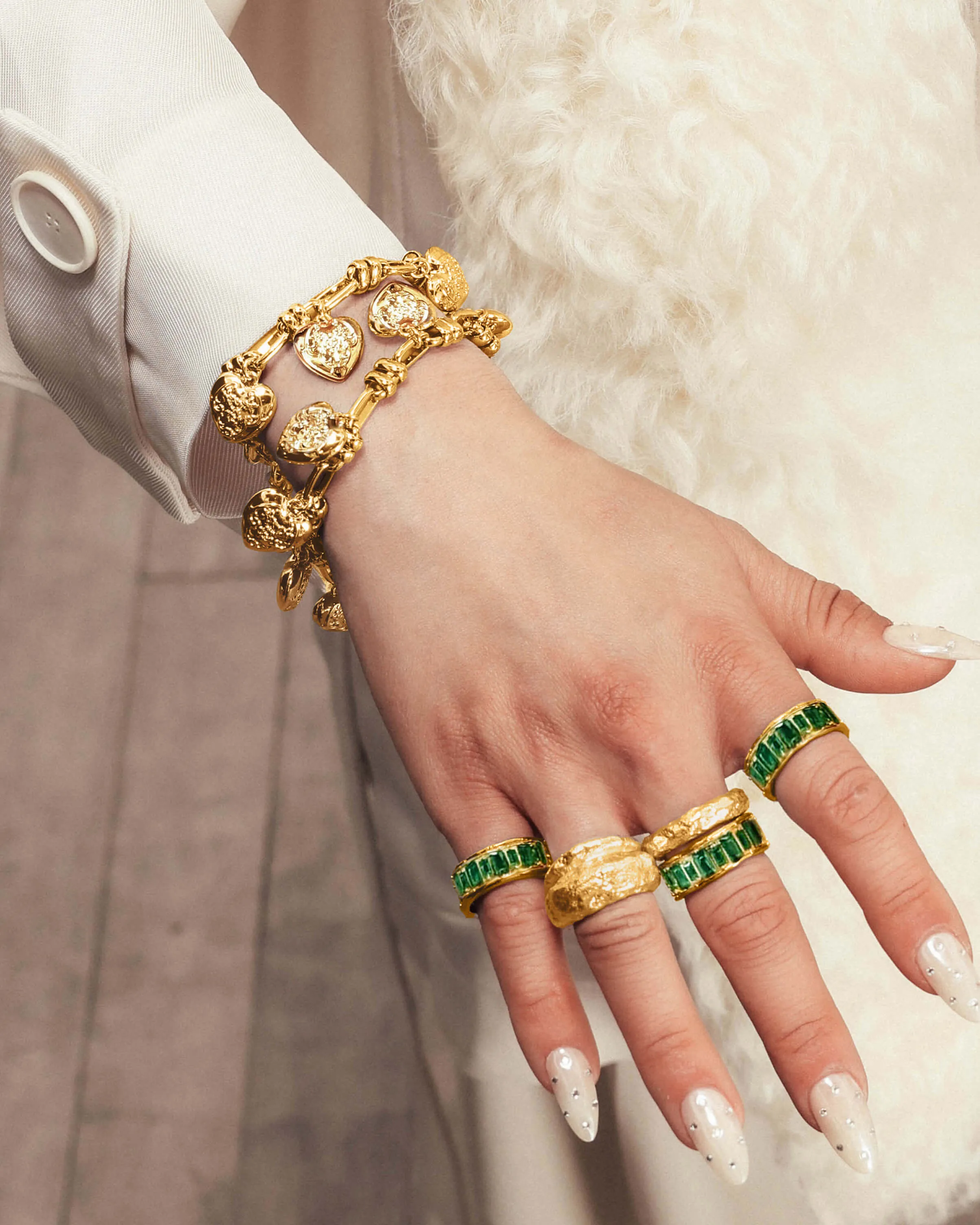 Heart Club Bracelet sold by En Route Jewelry product image thumbnail 4