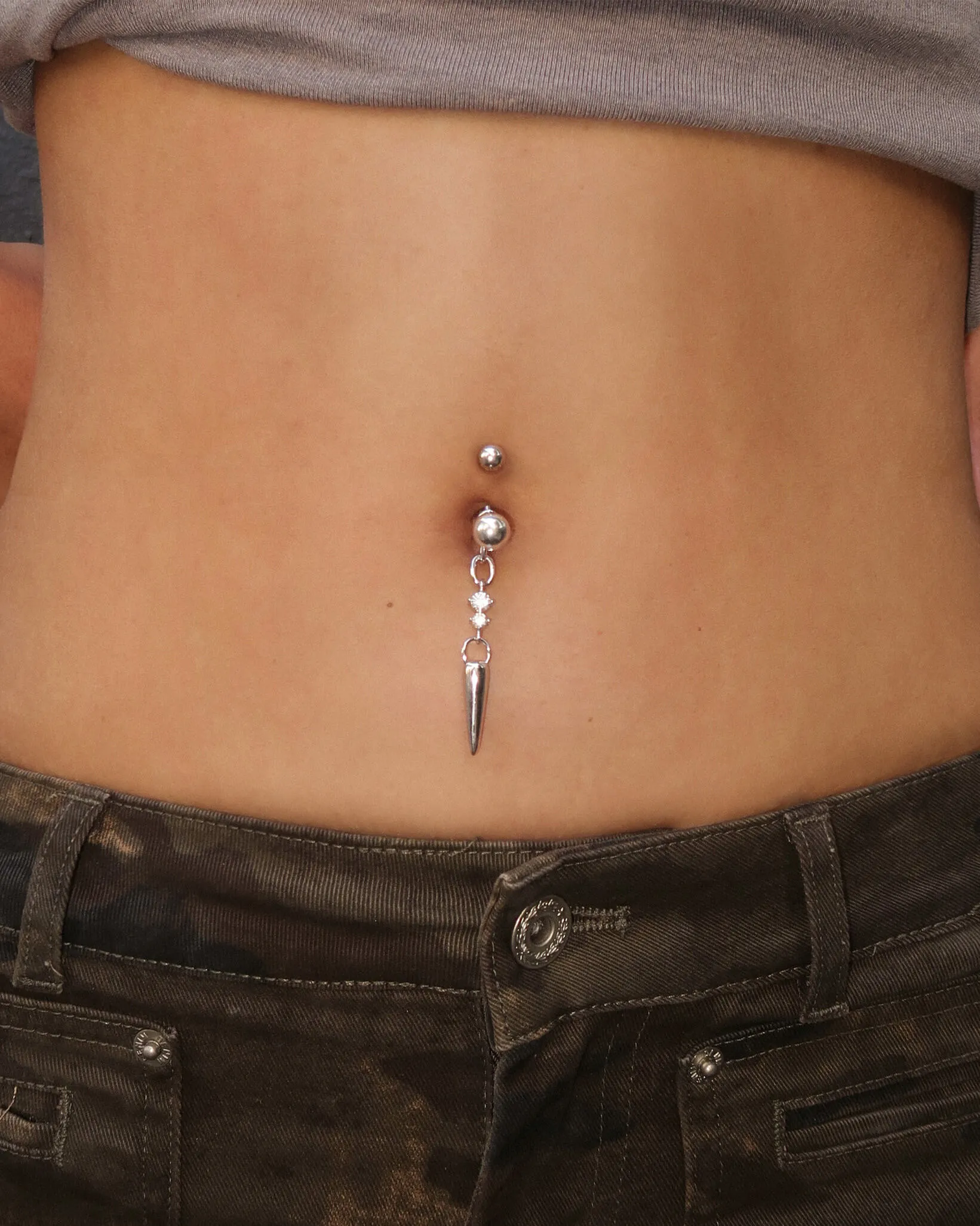 Fever Spike Belly Ring sold by En Route Jewelry product image thumbnail 2