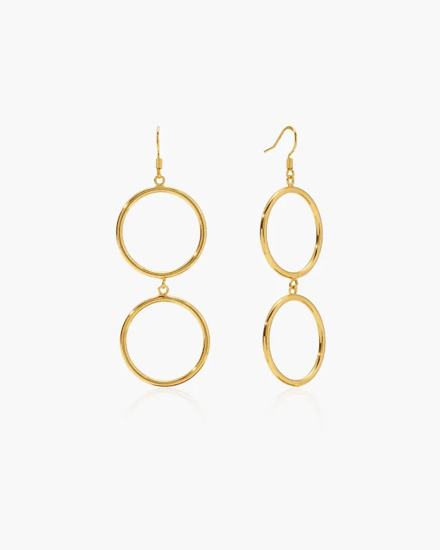 Loop Earrings made by En Route Jewelry