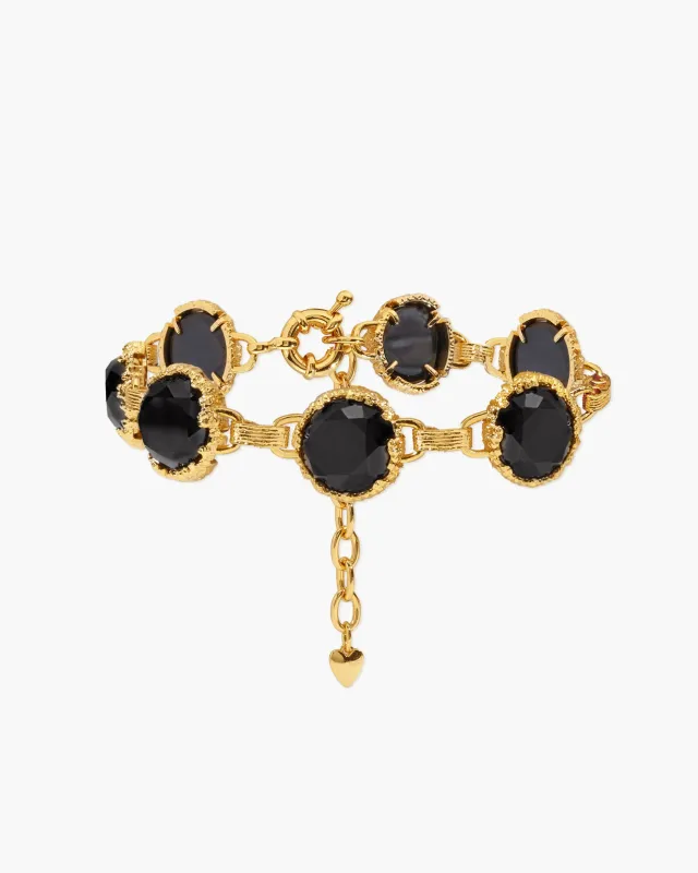 Midnight Quartz Bracelet made by En Route Jewelry