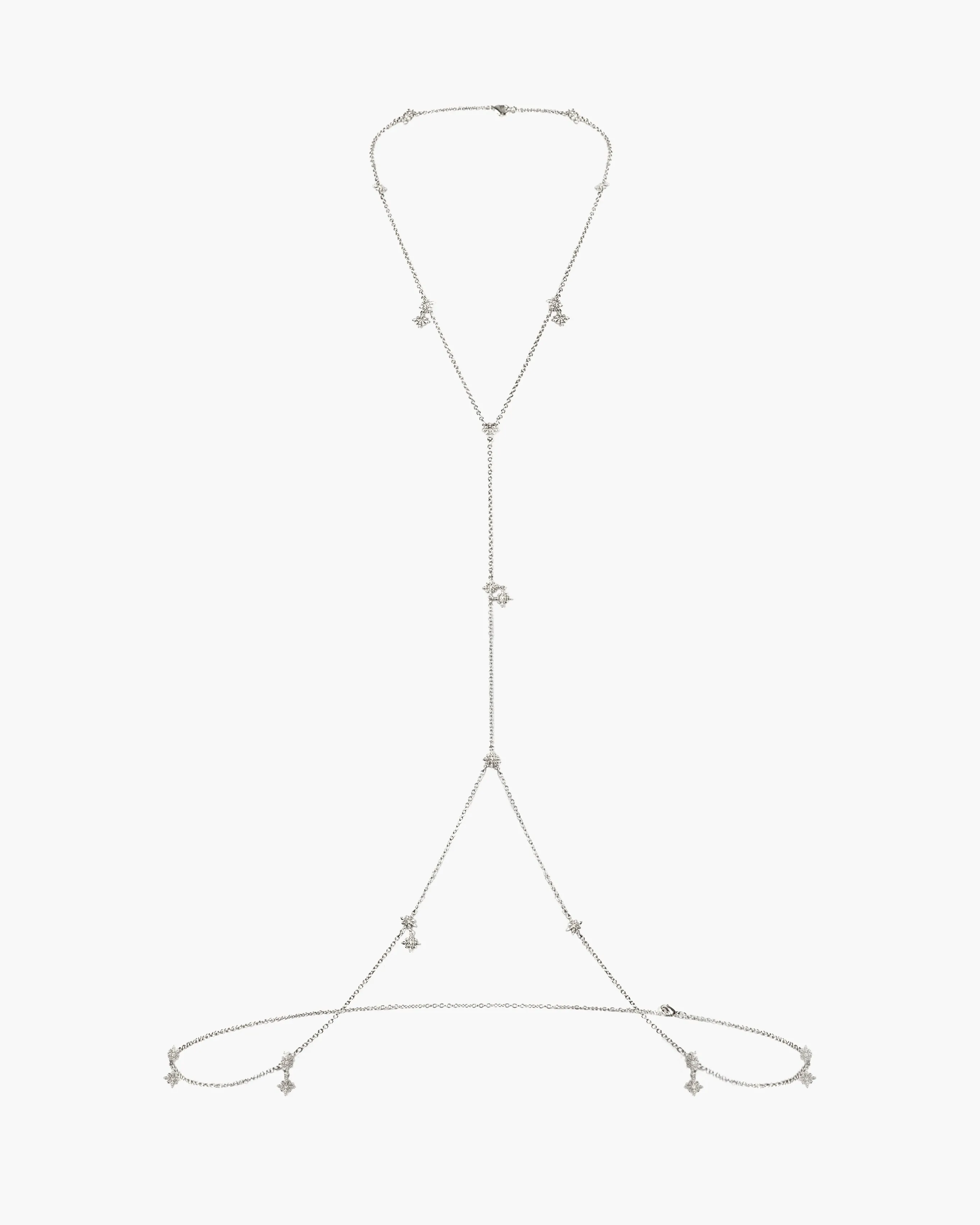 Twinkle Body Chain In Silver sold by En Route Jewelry