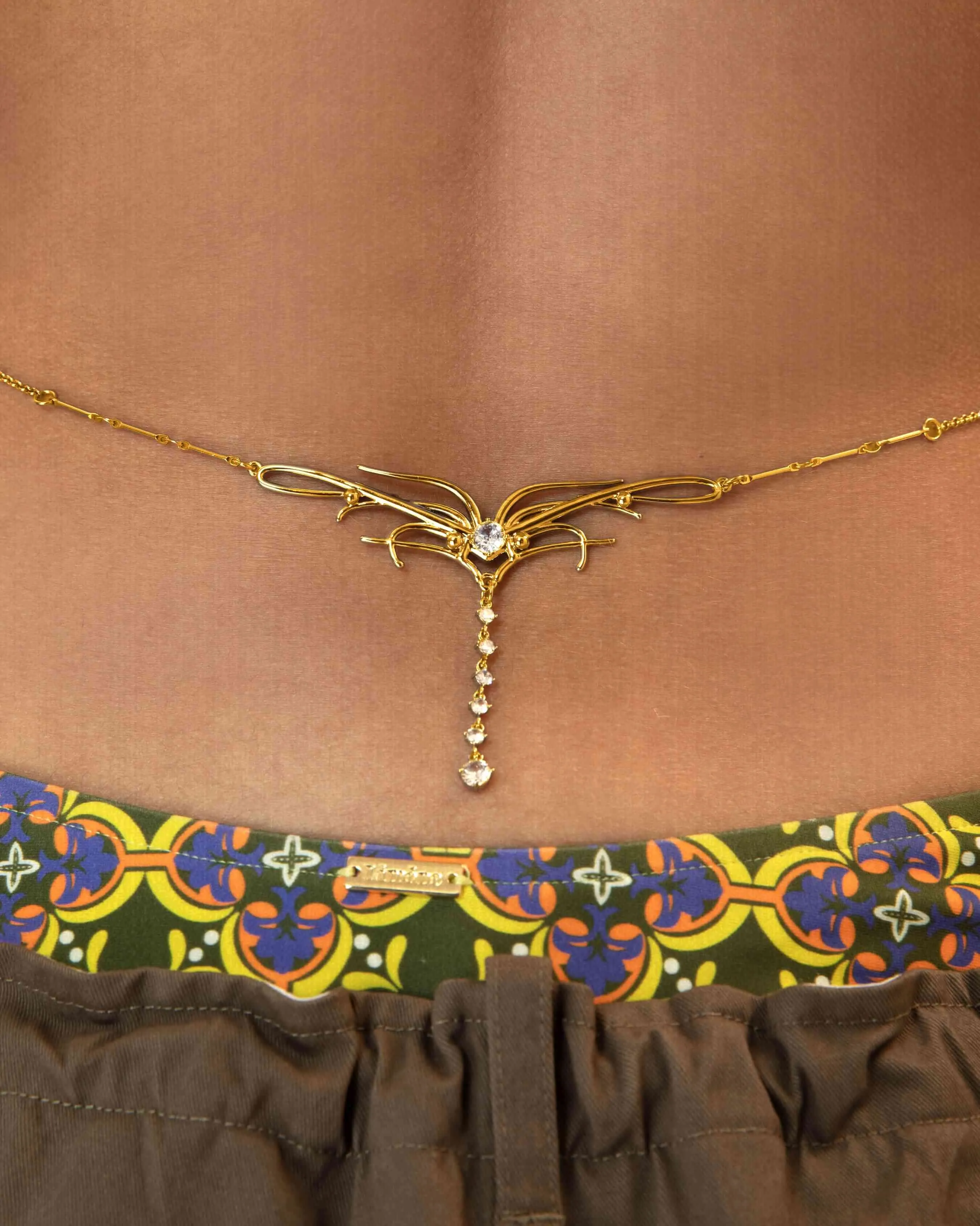 Dripping Waist Chain in Gold sold by En Route Jewelry product image thumbnail 2
