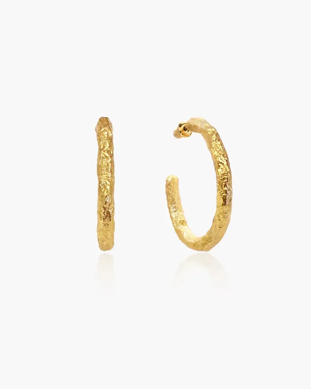 Jenny Large Hoop Earrings sold by En Route Jewelry