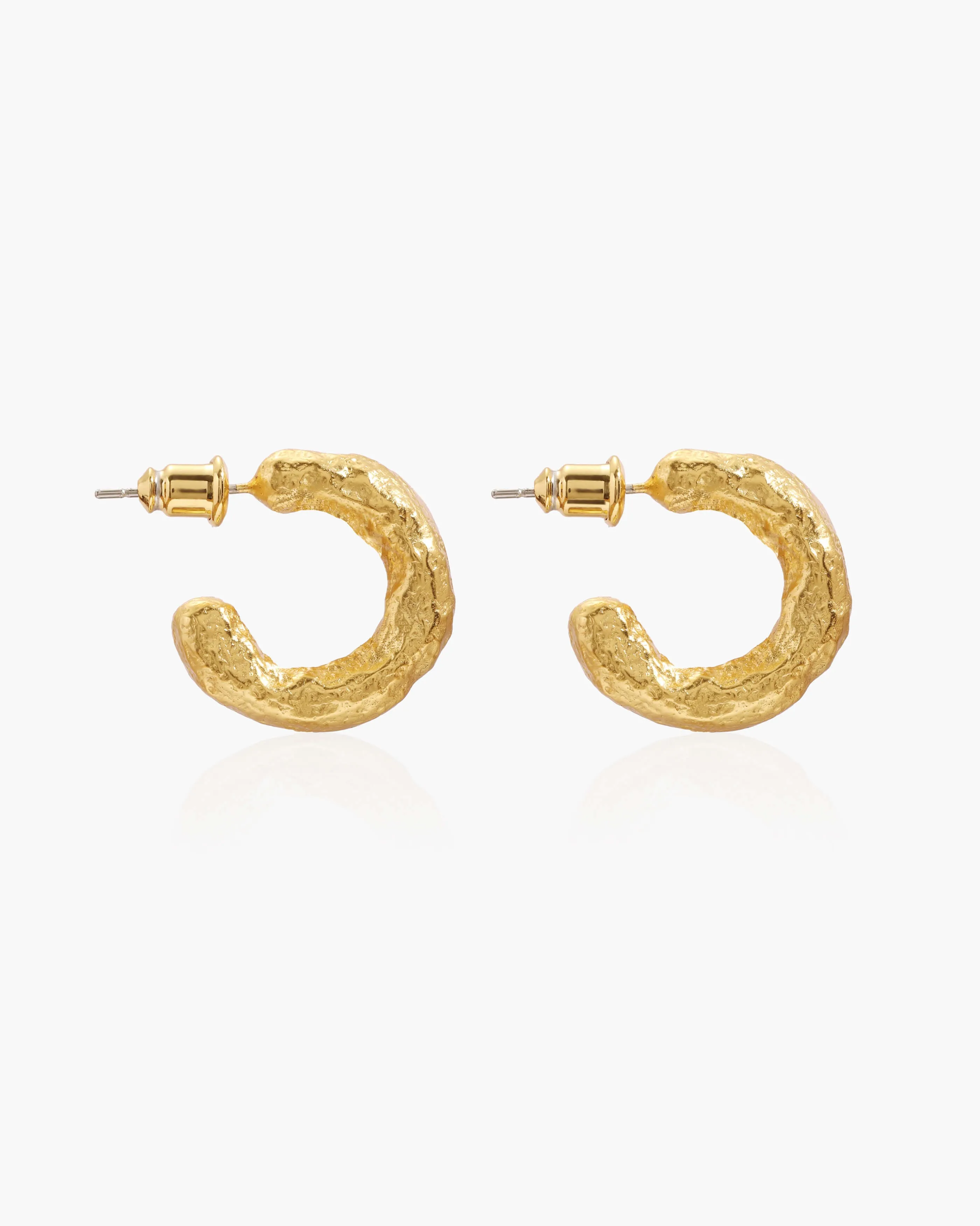 Jenny Medium Hoop Earrings sold by En Route Jewelry product image thumbnail 3