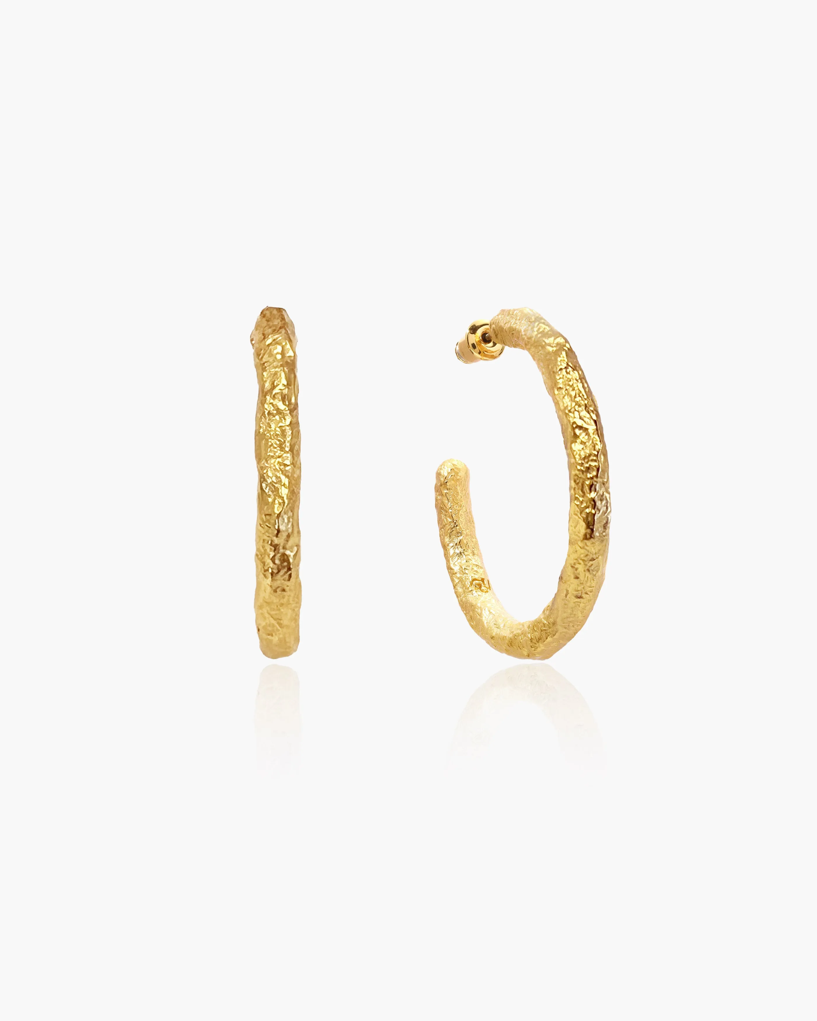 Jenny Large Hoop Earrings in Silver sold by En Route Jewelry product image thumbnail 5