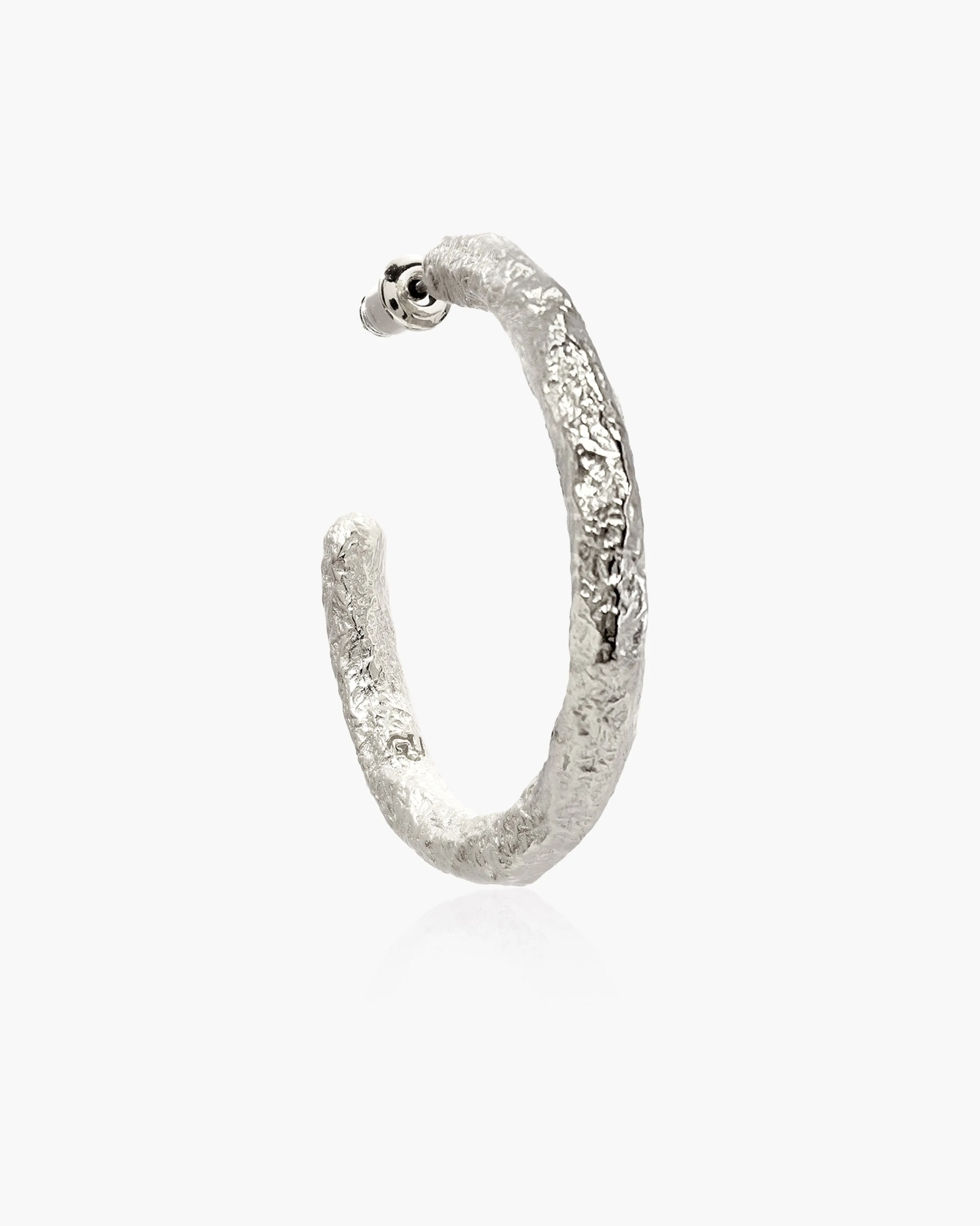 Jenny Large Hoop Earrings in Silver sold by En Route Jewelry product image thumbnail 4