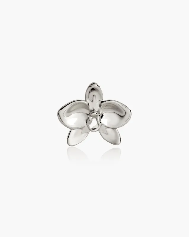 Orchid Ring in Silver sold by En Route Jewelry