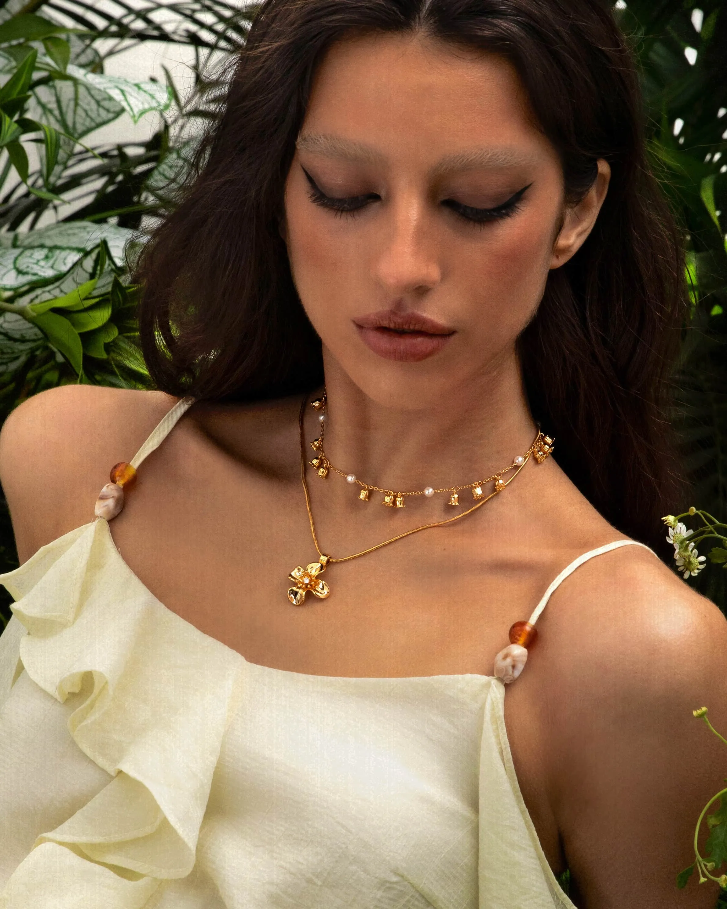 Lily of the Valley Pearl Choker sold by En Route Jewelry product image thumbnail 2