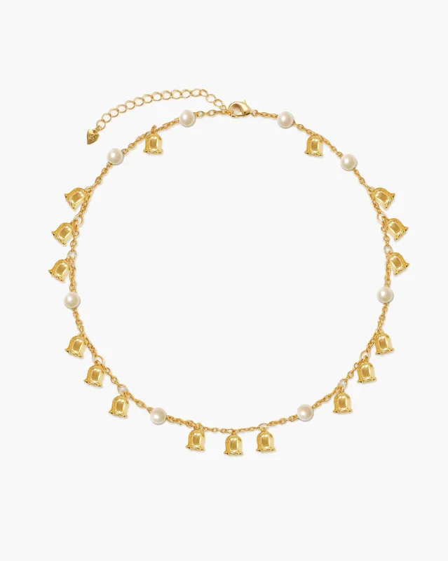 Lily of the Valley Pearl Choker sold by en route