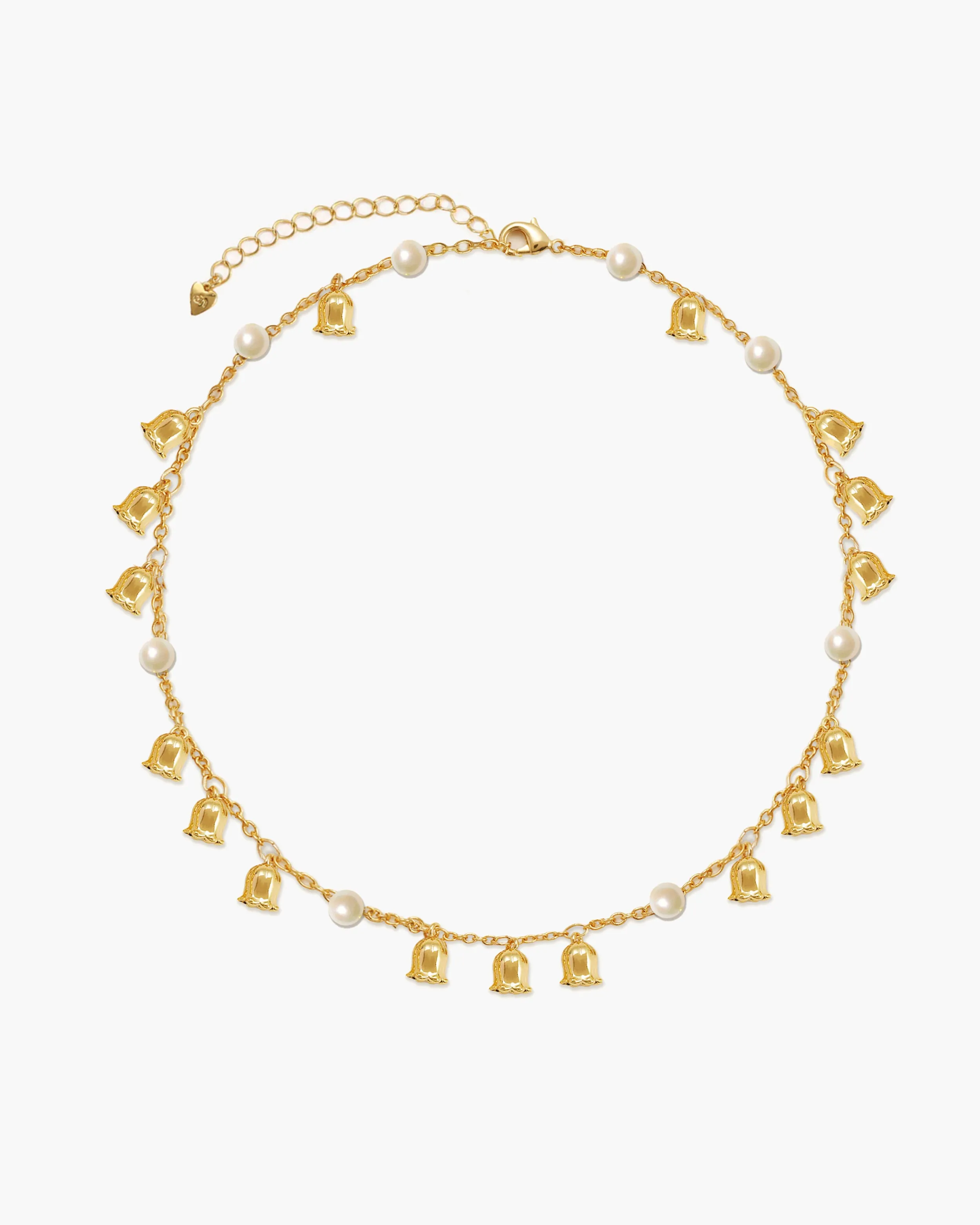 Lily of the Valley Pearl Choker sold by En Route Jewelry