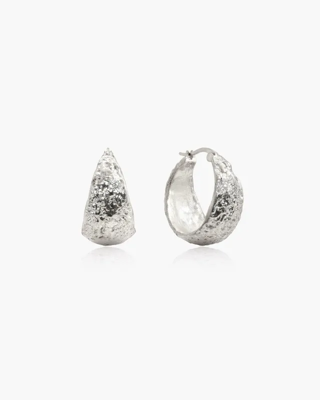 Osiris Earrings in Silver sold by en route