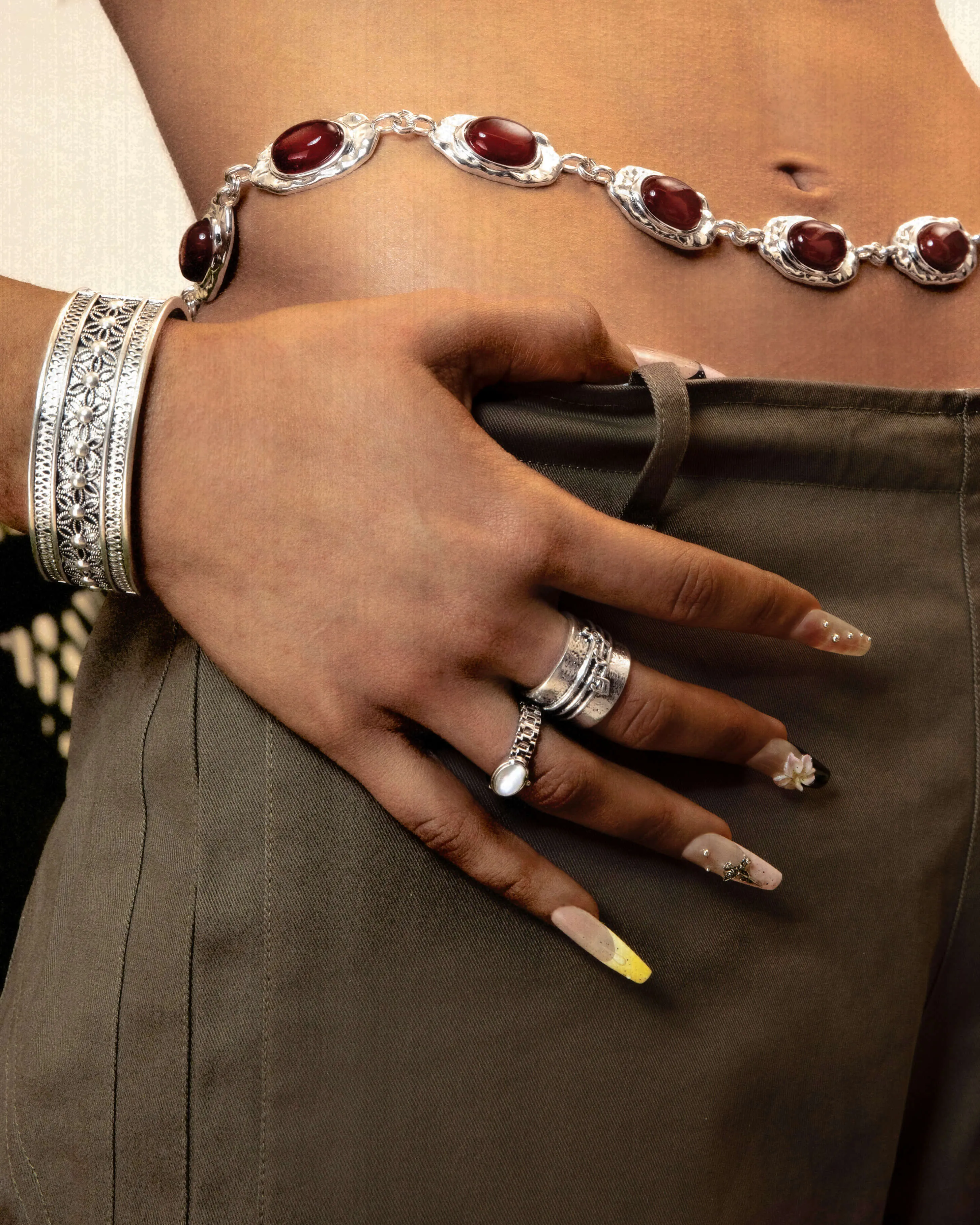 Watch Band Ring in Silver sold by En Route Jewelry product image thumbnail 2