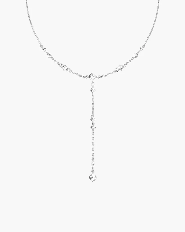 Adriana Necklace in Silver sold by En Route Jewelry