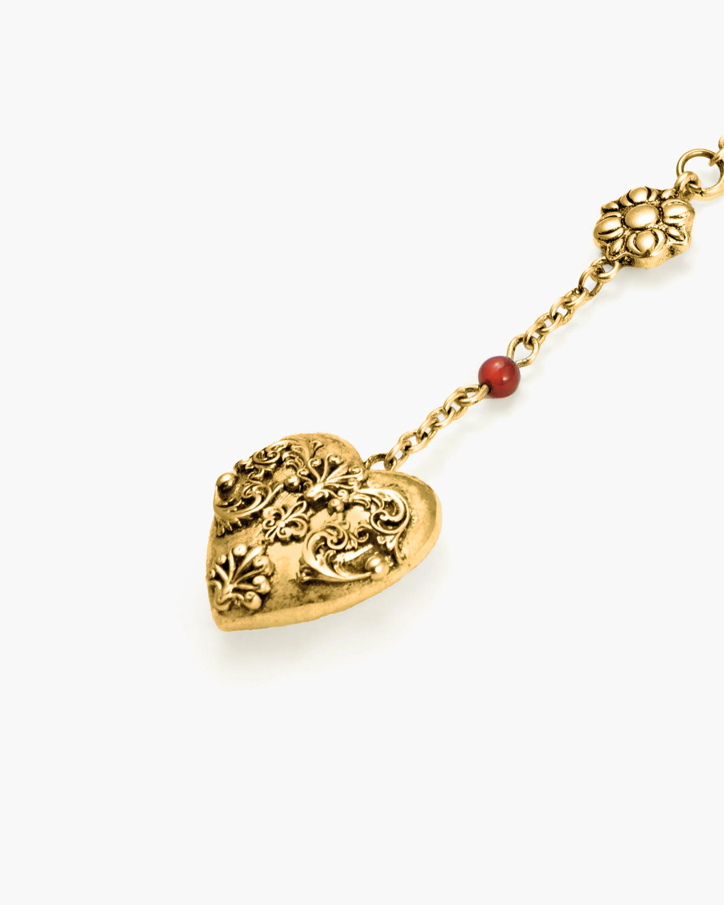 Carnelian Veil Lariat Necklace in Gold sold by en route product image thumbnail 3