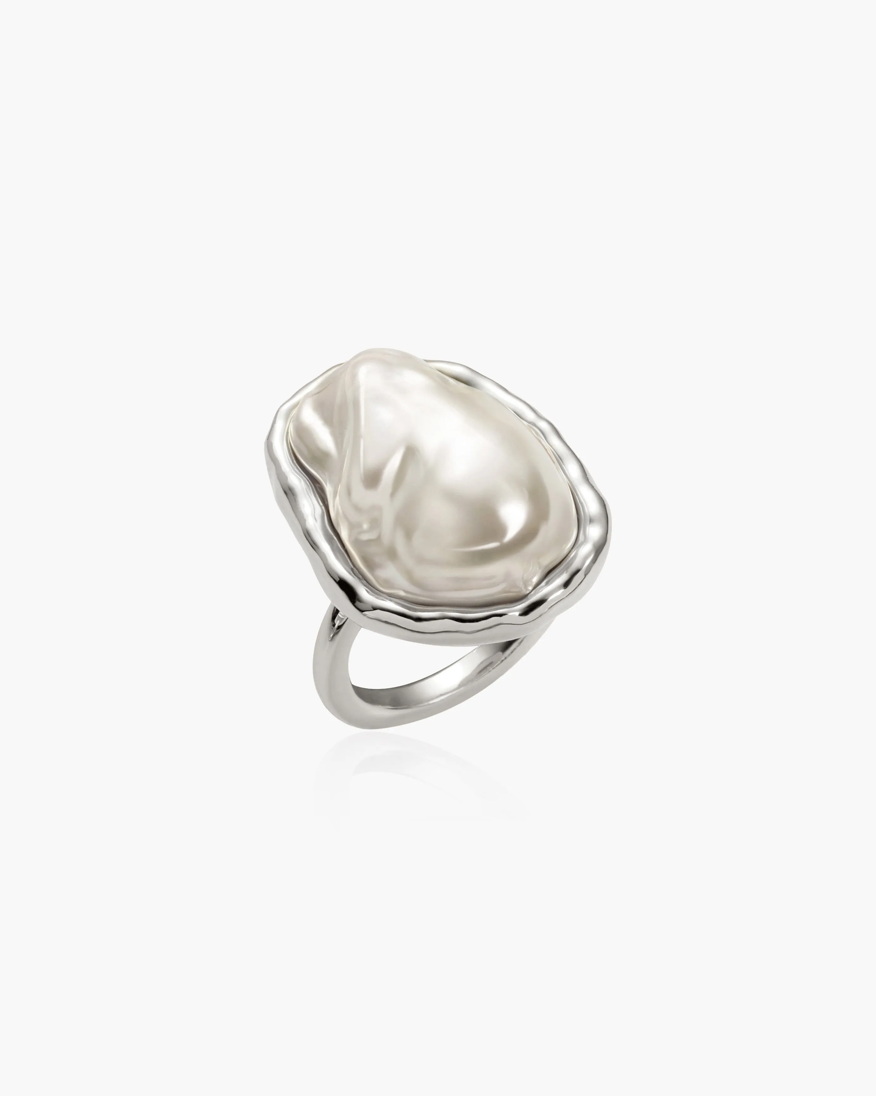 Wonder Pearl Ring in Silver sold by en route product image thumbnail 3