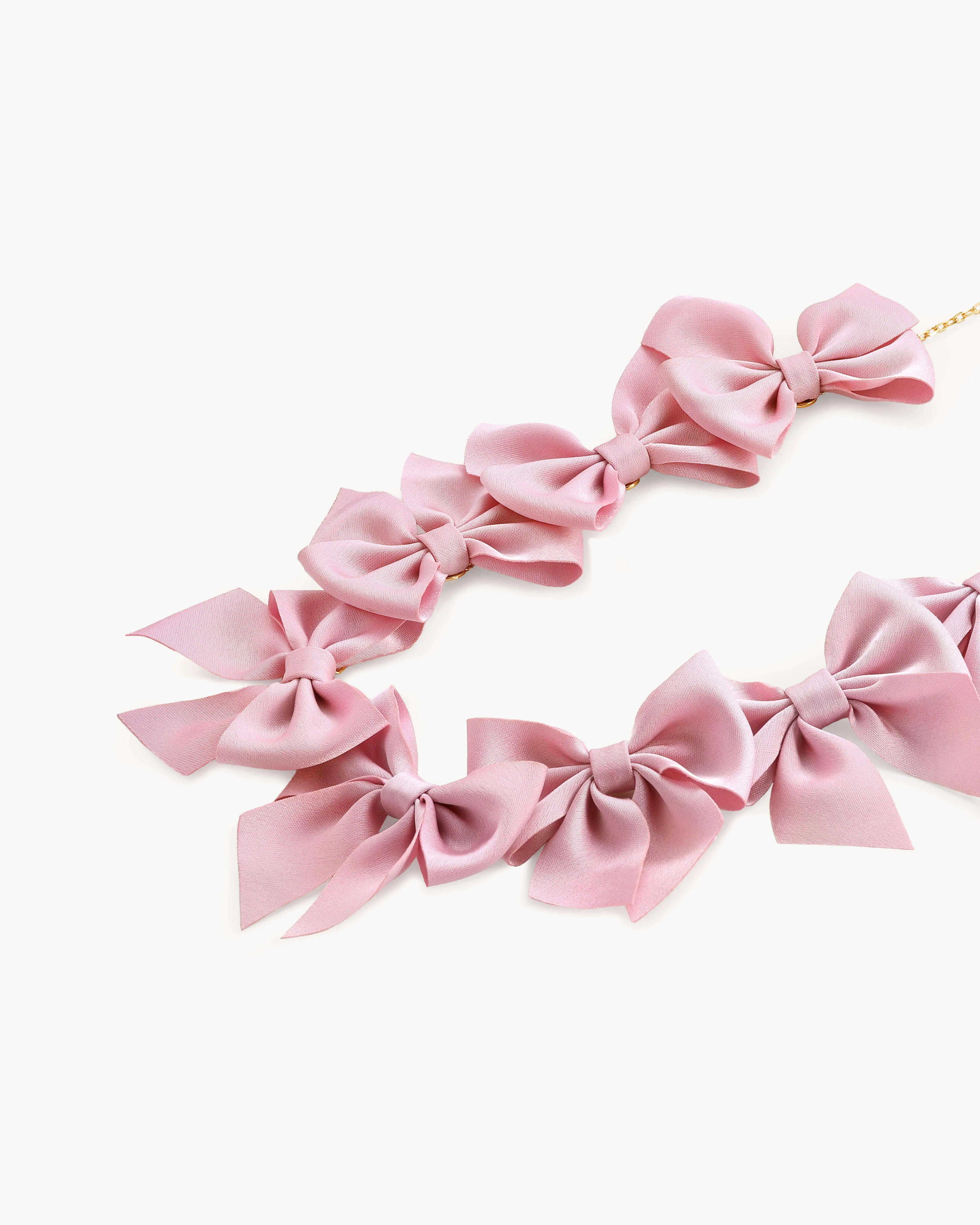 Pink Bow Necklace sold by En Route Jewelry product image thumbnail 3
