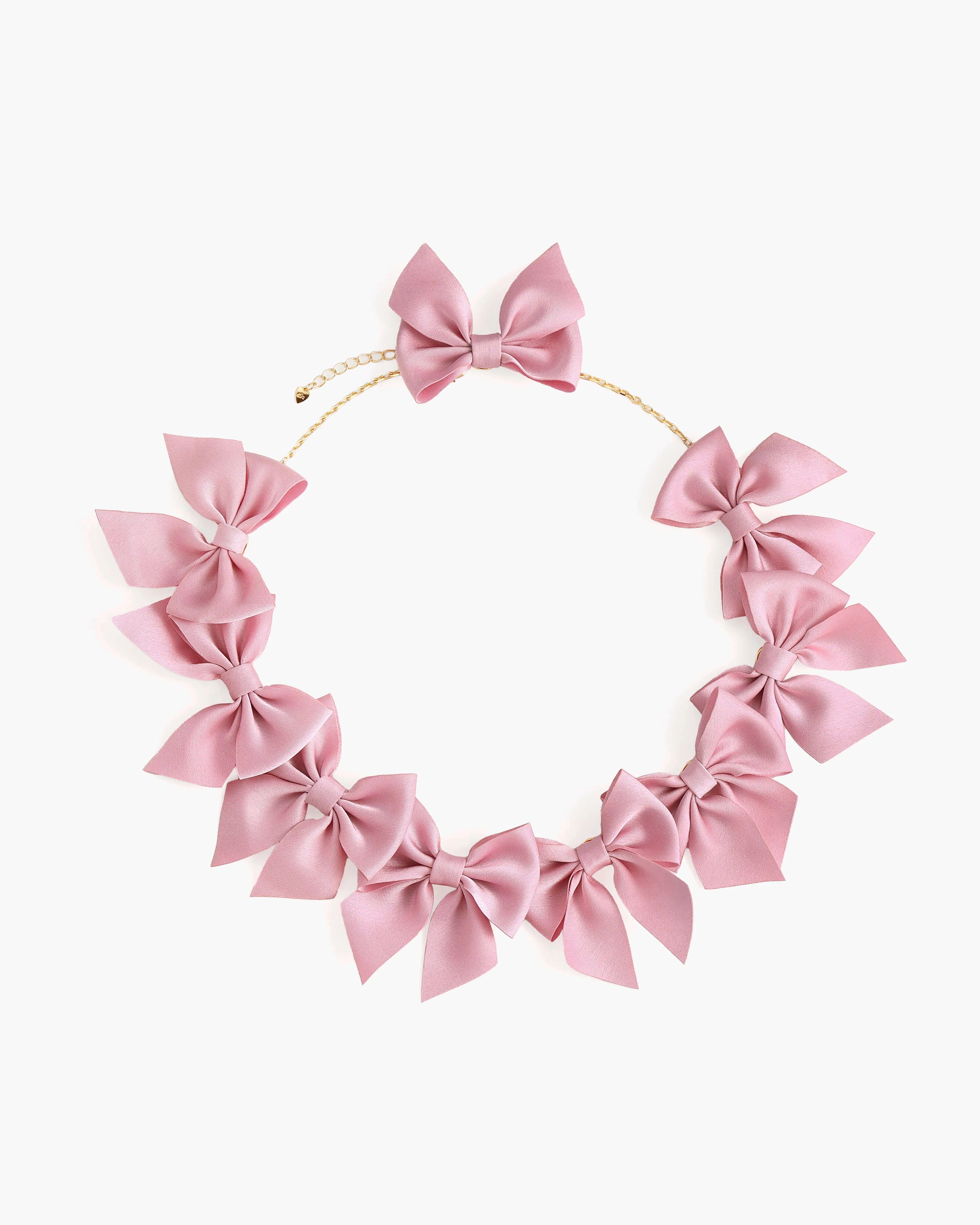 Pink Bow Necklace sold by En Route Jewelry